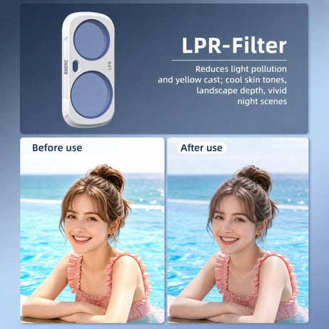 For Insta360 Luna Ultra BRDRC Magnetic Filter, UV Filter, CPL + ND16 + Black Soft Filter, CPL + Black Soft + Adjustable VND Filter, CPL + Black Soft + Anti-Light Pollution + Adjustable VND Filter