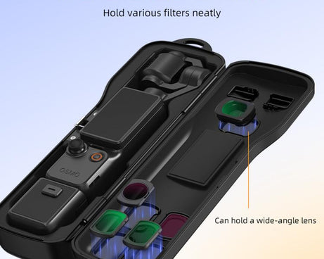 For DJI Osmo Pocket 4 / 3 BRDRC Filter Storage Lens Protection Case