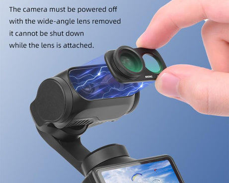 For Insta360 Luna Ultra BRDRC 115 Degree Wide-Angle Lens External Filter