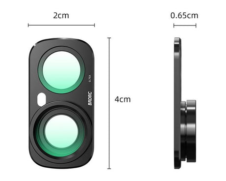 For Insta360 Luna Ultra BRDRC 115 Degree Wide-Angle Lens External Filter