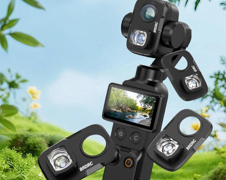 For DJI Osmo Pocket 4P BRDRC 108 Degree Extender External Filter