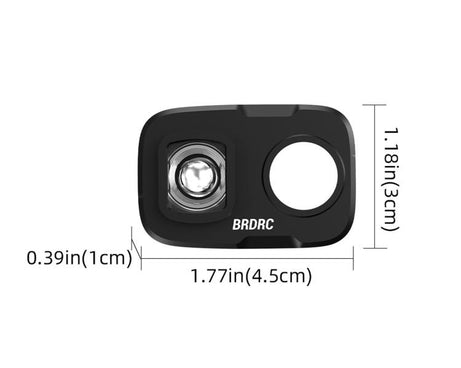 For DJI Osmo Pocket 4P BRDRC 108 Degree Extender External Filter
