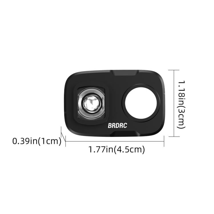 For DJI Osmo Pocket 4P BRDRC 108 Degree Extender External Filter