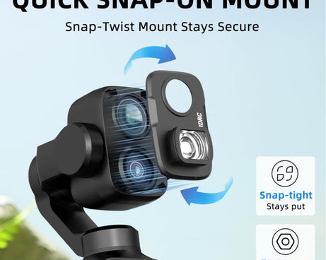 For DJI Osmo Pocket 4P BRDRC 108 Degree Extender External Filter