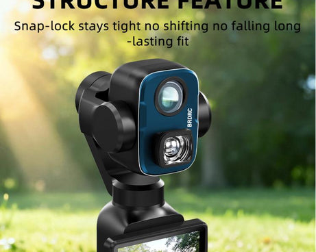 For DJI Osmo Pocket 4P BRDRC 108 Degree Extender External Filter