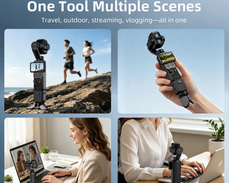 Mini Desktop Tripod Mount For DJI, Insta360, GoPro And Other Action Cameras
