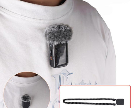Magnetic Lanyard for DJI Mic Mini 2 & Mic 2 Hidden Neck Strap Mount Holder