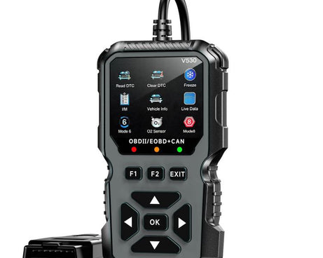 FOXSUR V530 Car Fault Diagnostic Scanner OBD2 Engine Fault Code Reader, Black