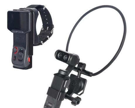 For Insta360 Luna Ultra Neck Mount And Wrist Strap Holder Kit Action Camera And Remote, 4-Piece Set, 5-Piece Set