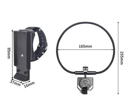 For Insta360 Luna Ultra Neck Mount And Wrist Strap Holder Kit Action Camera And Remote, 4-Piece Set, 5-Piece Set