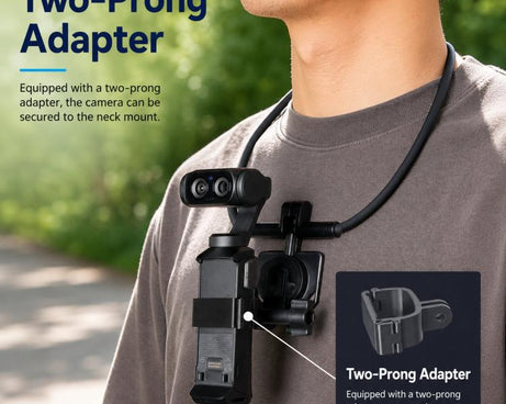 For Insta360 Luna Ultra Neck Mount And Wrist Strap Holder Kit Action Camera And Remote, 4-Piece Set, 5-Piece Set