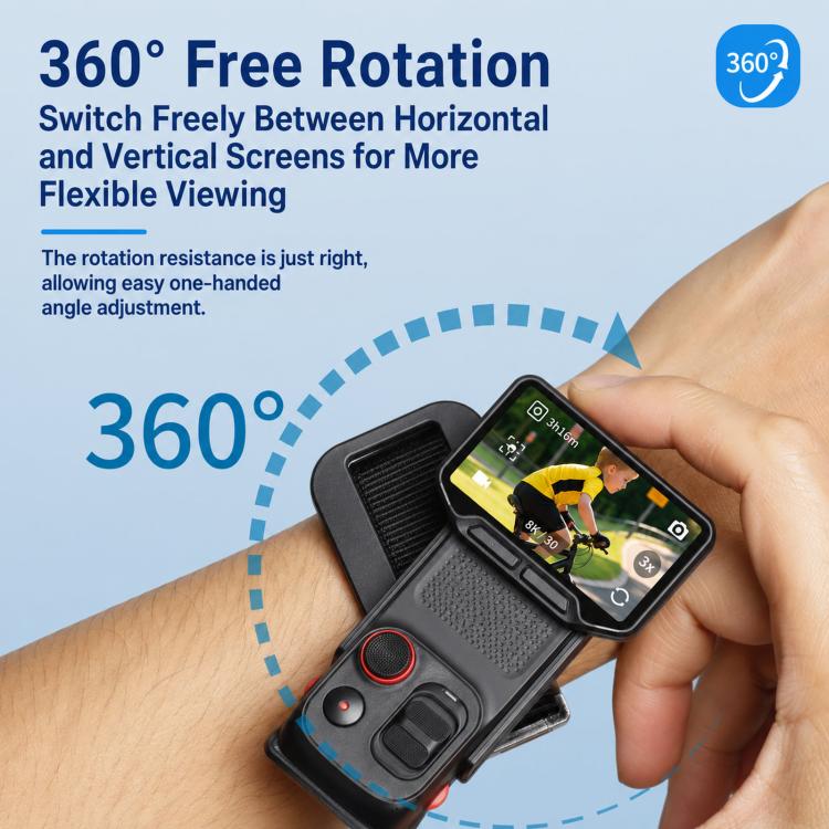 For Insta360 Luna Ultra Neck Mount And Wrist Strap Holder Kit Action Camera And Remote, 4-Piece Set, 5-Piece Set
