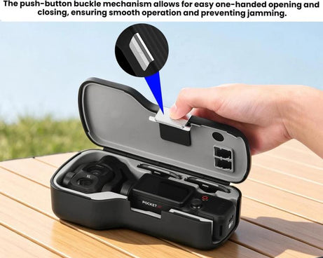 For DJI Osmo Pocket 4P BRDRC Lens Screen Cover Shockproof Case Filter Storage