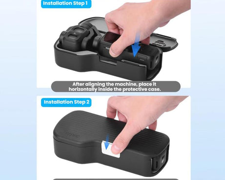 For DJI Osmo Pocket 4P BRDRC Lens Screen Cover Shockproof Case Filter Storage