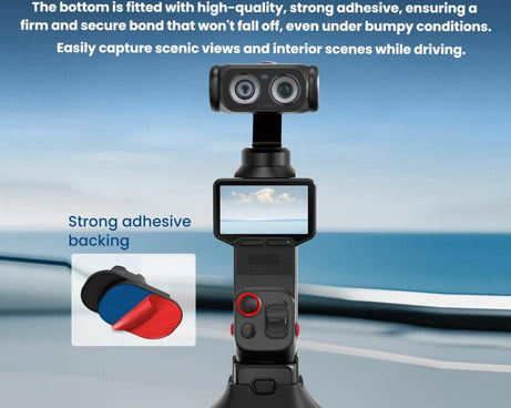 For Insta360 Luna Ultra BRDRC Desktop Detachable Adhesive Mounting Base