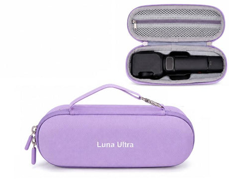 For Insta360 Luna Ultra Carrying Case Portable Hard Shell Storage Bag, Black, Gray, Purple, Pink, With Shoulder Strap Black, With Shoulder Strap Gray, With Shoulder Strap Purple, With Shoulder Strap Pink