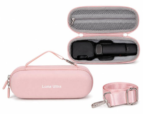 For Insta360 Luna Ultra Carrying Case Portable Hard Shell Storage Bag, Black, Gray, Purple, Pink, With Shoulder Strap Black, With Shoulder Strap Gray, With Shoulder Strap Purple, With Shoulder Strap Pink