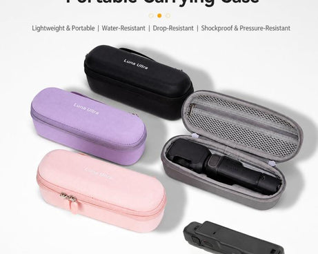 For Insta360 Luna Ultra Carrying Case Portable Hard Shell Storage Bag, Black, Gray, Purple, Pink, With Shoulder Strap Black, With Shoulder Strap Gray, With Shoulder Strap Purple, With Shoulder Strap Pink