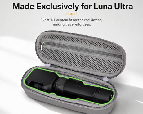 For Insta360 Luna Ultra Carrying Case Portable Hard Shell Storage Bag, Black, Gray, Purple, Pink, With Shoulder Strap Black, With Shoulder Strap Gray, With Shoulder Strap Purple, With Shoulder Strap Pink