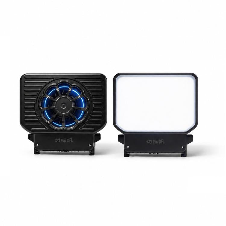 ShiYifan 2 In 1 Cooling Fan & Fill Light, For DJI Osmo Nano, For DJI Osmo Action 6, For DJI Osmo Action 4 / 5, For DJI Osmo Pocket 4 / 3 / Insta360 Luna Ultra