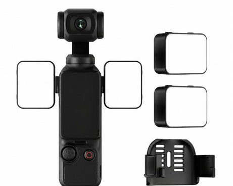 For DJI Osmo Pocket 3 Magnetic Fill Light Dimmable LED Vlog Video Light, Three Lamp, Dual Lamp, Single Lamp