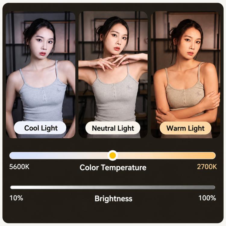 For DJI Osmo Pocket 3 Magnetic Fill Light Dimmable LED Vlog Video Light, Three Lamp, Dual Lamp, Single Lamp