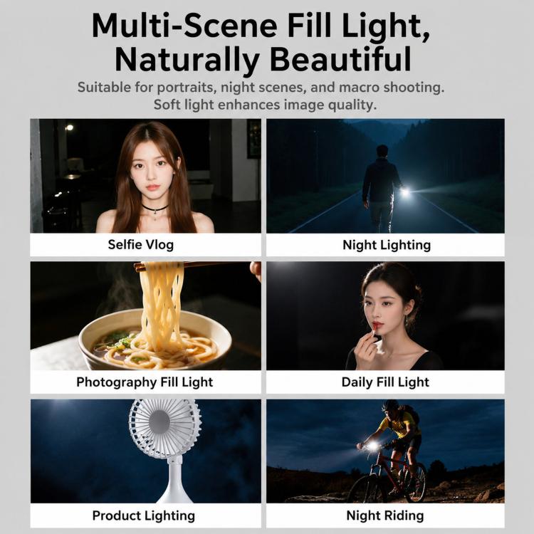 For DJI Osmo Pocket 3 Magnetic Fill Light Dimmable LED Vlog Video Light, Three Lamp, Dual Lamp, Single Lamp