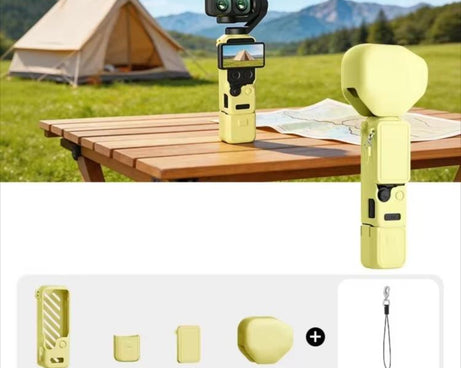 For DJI Osmo Pocket 4P CYNOVA Silicone Protective Case Screen Body Protective Cover