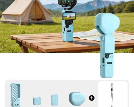 For DJI Osmo Pocket 4P CYNOVA Silicone Protective Case Screen Body Protective Cover