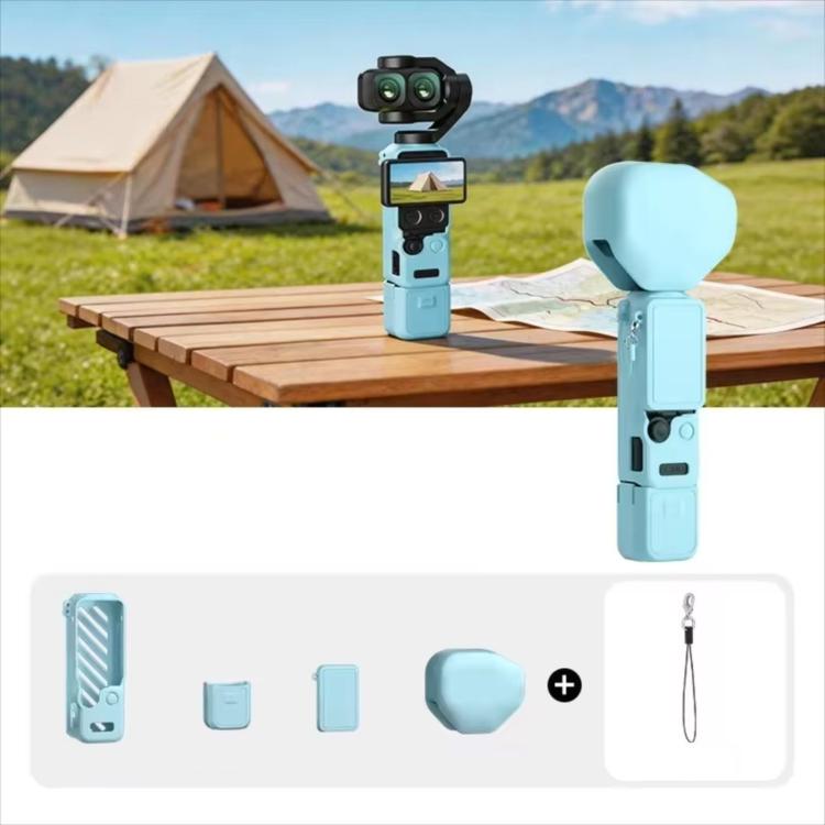 For DJI Osmo Pocket 4P CYNOVA Silicone Protective Case Screen Body Protective Cover