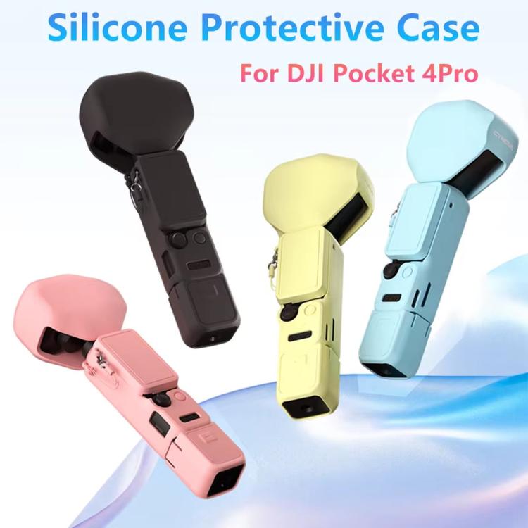 For DJI Osmo Pocket 4P CYNOVA Silicone Protective Case Screen Body Protective Cover