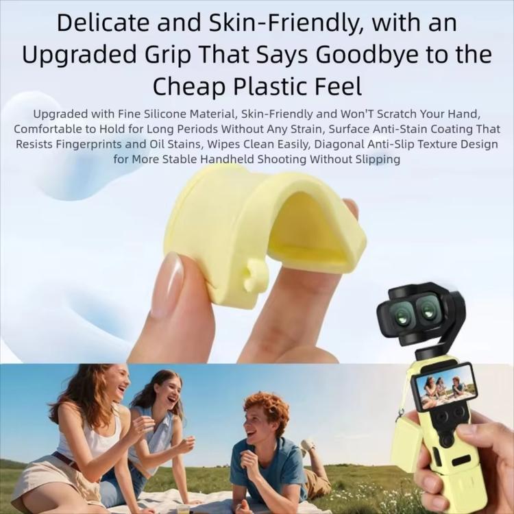 For DJI Osmo Pocket 4P CYNOVA Silicone Protective Case Screen Body Protective Cover