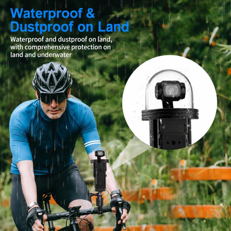 For DJI Osmo Pocket 3 Aluminium Waterproof Housing Case 80M Deep Diving Shell, Standard, Universal Dual-Card, Magnetic Quick-Release Dual-Card, 1 inch Ball Head