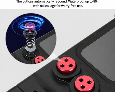 For DJI Osmo Pocket 3 Aluminium Waterproof Housing Case 80M Deep Diving Shell, Standard, Universal Dual-Card, Magnetic Quick-Release Dual-Card, 1 inch Ball Head