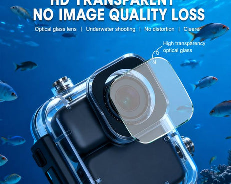 60M Waterproof Case Underwater Housing Shell Protective Cover, For DJI Osmo Nano