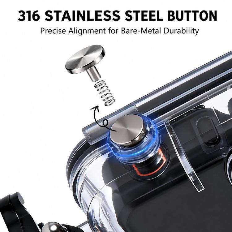 60M Waterproof Case Underwater Housing Shell Protective Cover, For DJI Osmo Nano