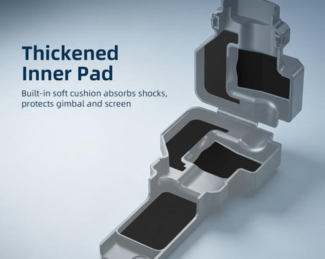 For DJI Osmo Pocket 4P BRDRC Lens Screen Dustproof Semi-Enclosed Protective Case