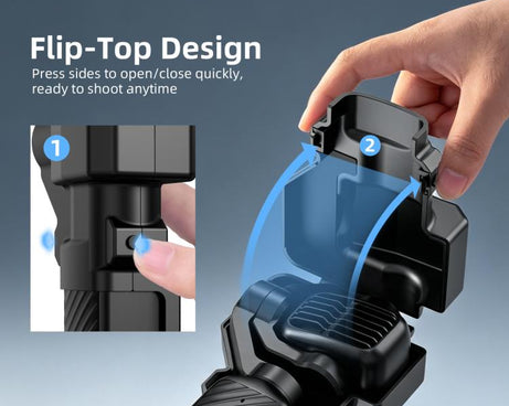 For DJI Osmo Pocket 4P BRDRC Lens Screen Dustproof Semi-Enclosed Protective Case