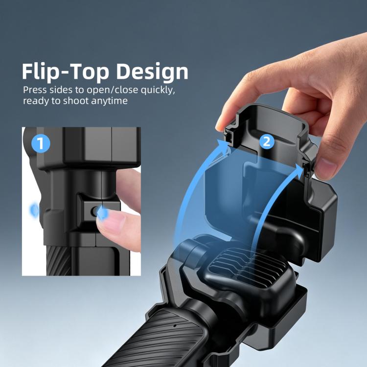 For DJI Osmo Pocket 4P BRDRC Lens Screen Dustproof Semi-Enclosed Protective Case