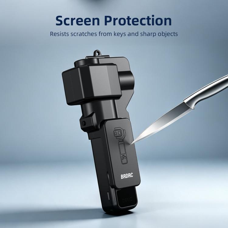 For DJI Osmo Pocket 4P BRDRC Lens Screen Dustproof Semi-Enclosed Protective Case