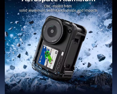 For DJI Osmo Action 6 Flymile Action Camera Metal Protective Case Extension Frame