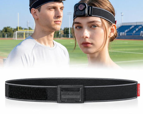 aMagisn Adjustable Headband Strap for Insta360 GO Ultra & DJI Osmo Nano Magnetic Cap Clip, Only Headband