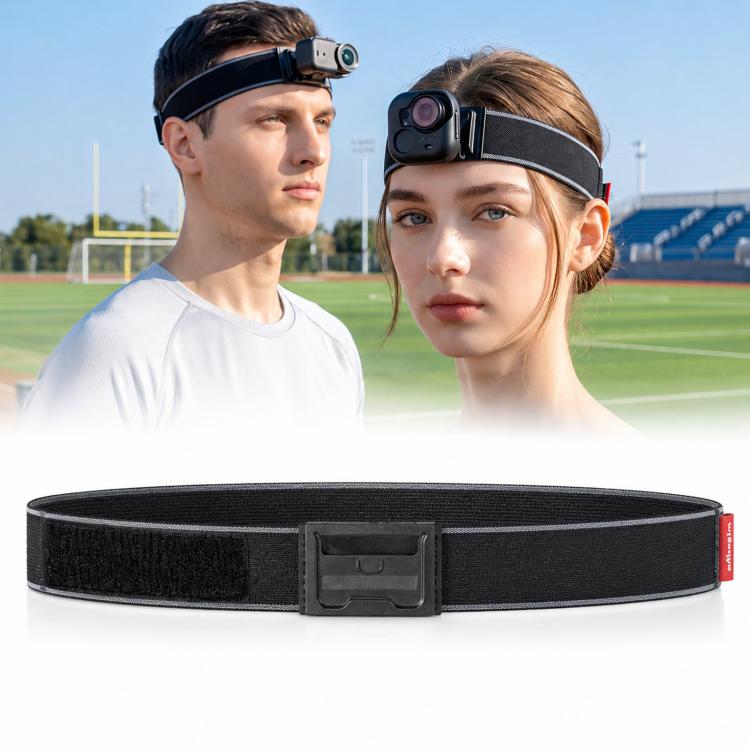 aMagisn Adjustable Headband Strap for Insta360 GO Ultra & DJI Osmo Nano Magnetic Cap Clip, Only Headband