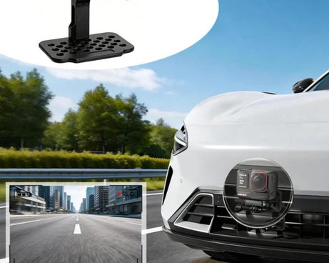 Aluminum Alloy Mounting Bracket For Car Air Intakes For DJI, Insta360, GoPro And Other Action Cameras