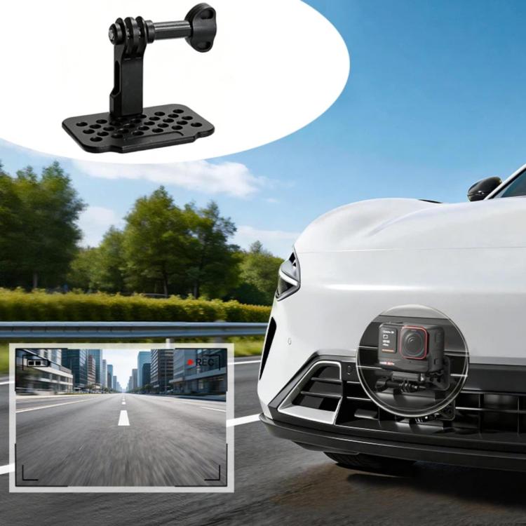 Aluminum Alloy Mounting Bracket For Car Air Intakes For DJI, Insta360, GoPro And Other Action Cameras