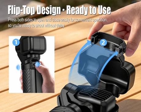 For DJI Osmo Pocket 4P BRDRC Lens Screen Dustproof Protective Case