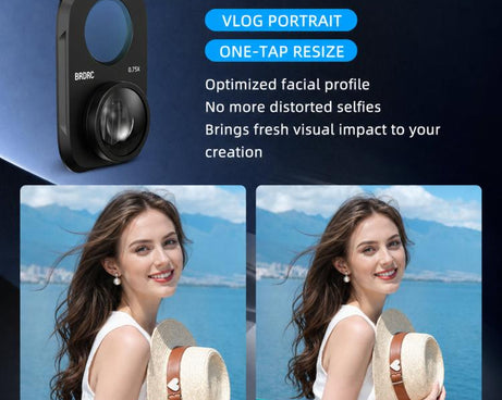 For DJI Osmo Pocket 4P 115 Degree Wide-angle External Filter