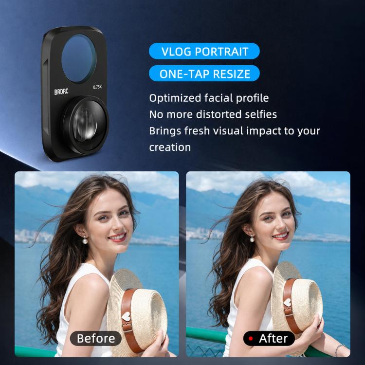 For DJI Osmo Pocket 4P 115 Degree Wide-angle External Filter