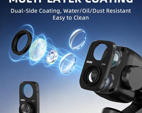 For DJI Osmo Pocket 4P 115 Degree Wide-angle External Filter