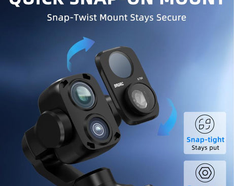 For DJI Osmo Pocket 4P 115 Degree Wide-angle External Filter